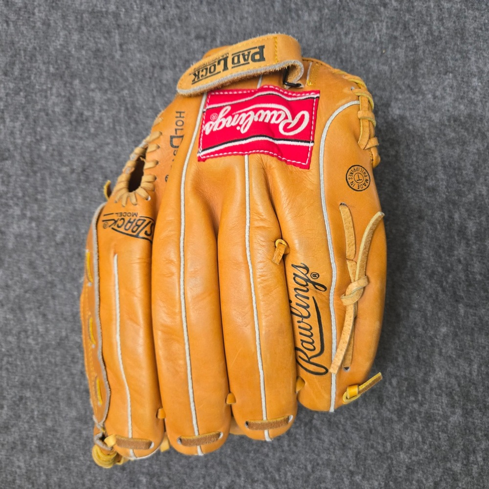 Rawlings Baseball Glove RBG34 Nolan Ryan 12 Inch Leather Basket Web Fastpitch